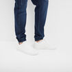Tennis basses à lacets blanc homme