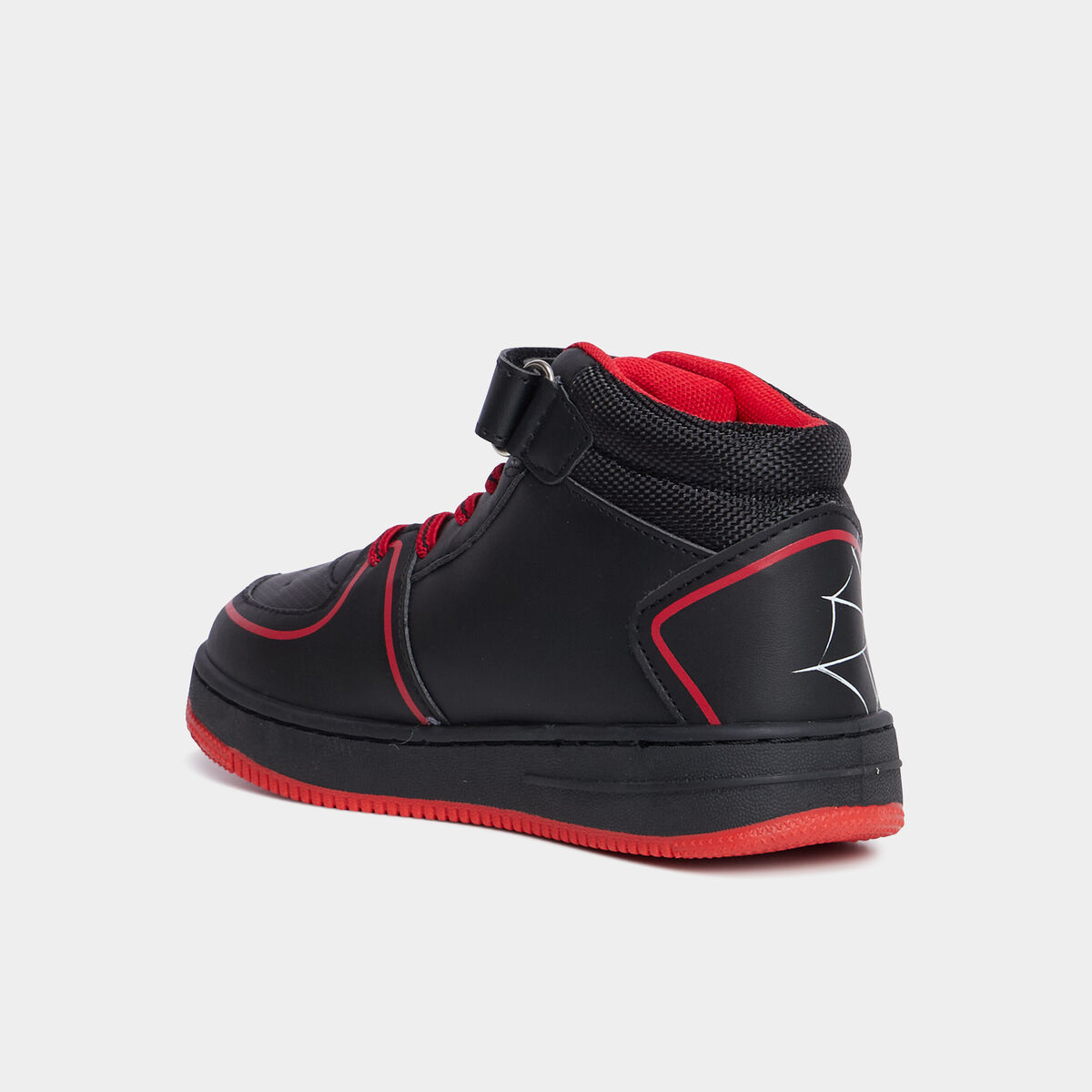 Baskets montantes lumineuses Spider-Man noir garçon
