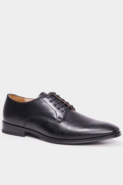 Derbies à lacets noir homme