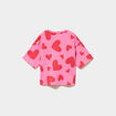 Ensemble pyjama short coton rose fille