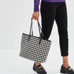 Sac shopper porté-épaule multicolore femme