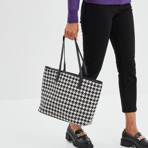 Sac shopper porté-épaule multicolore femme
