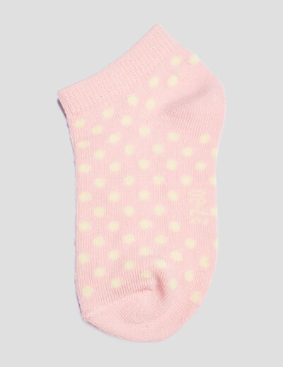 Lot 5 paires chaussettes invisibles multicolore fille