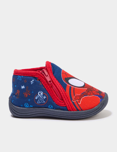 Chaussons bottillons Spider-Man bleu b&eacute;b&eacute; gar&ccedil;on