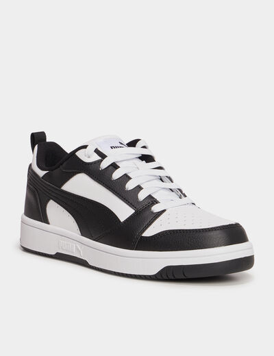 Tennis basses à lacets Puma Rebound noir garçon