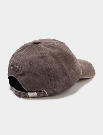 Casquette marron fonc&eacute; homme