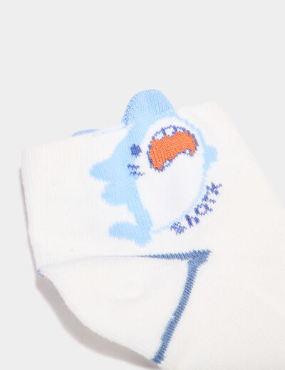Lot 5 paires chaussettes invisibles multicolore garçon
