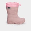 Bottes de pluie doubl&eacute;es rose fille