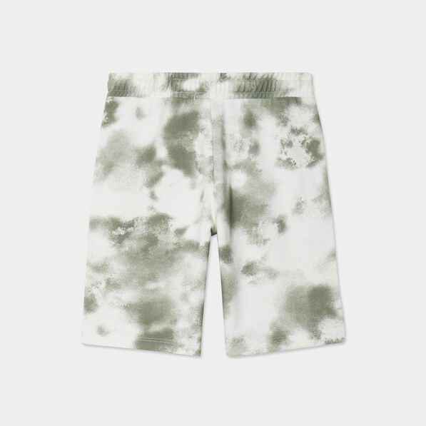 short jogging coupe droite a coulisse vert kaki garcon Short jogging coupe droite à coulisse vert kaki garçon