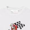 T-shirt manches courtes coton Mario blanc gar&ccedil;on