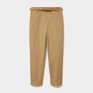 Pantalon chino ceinture amovible beige femme