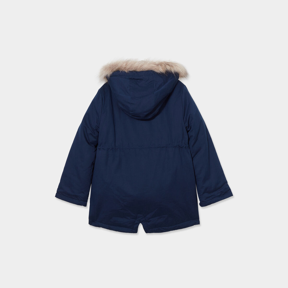 Parka 3-en-1 doudoune avec capuche bleu marine fille