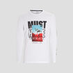 T-shirt manches longues blanc homme