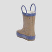 Bottes de pluie avec anses marron bébé garçon