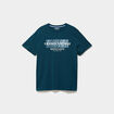 T-shirt manches courtes coton bleu canard homme