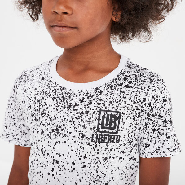 T-shirt manches courtes coton Liberto blanc garçon