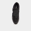 Tennis basses pied large Confortissimo noir femme