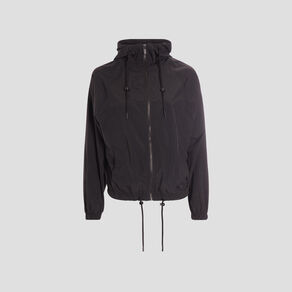 blouson droit a capuche noir femme Blouson droit à capuche noir femme