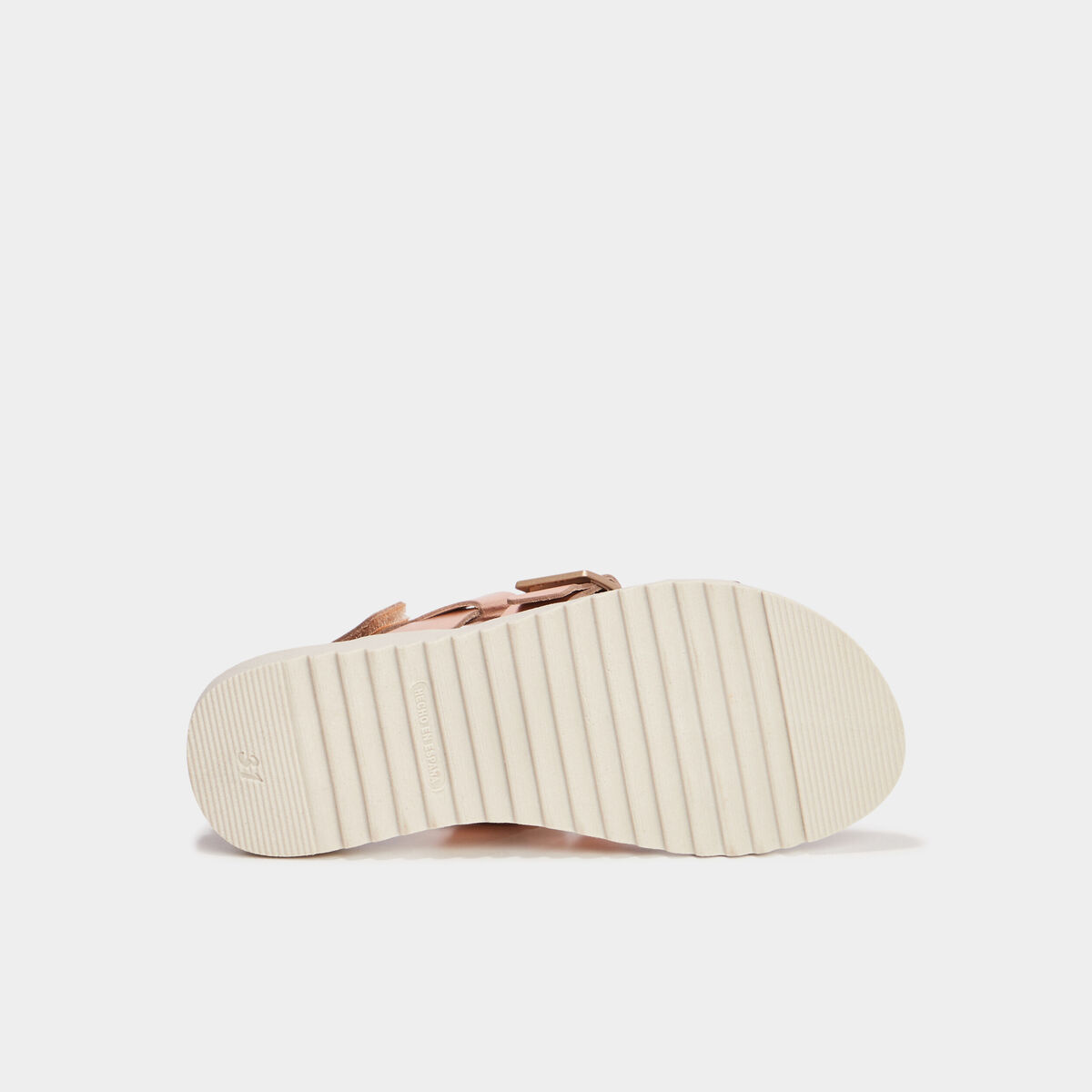 Sandales en cuir Kickers Alana rose fille
