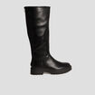 Bottes semelle chunky noir femme