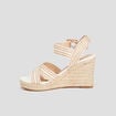 Sandales compensées Liberto blanc femme