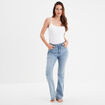Débardeur soutien-gorge intégré blanc femme