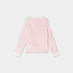 Ensemble pyjama pantalon effet polaire rose poudr&eacute;e fille