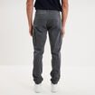 Pantalon cargo slim stretch vert fonc&eacute; homme
