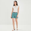 Chemise sans manches avec cordons blanc femme