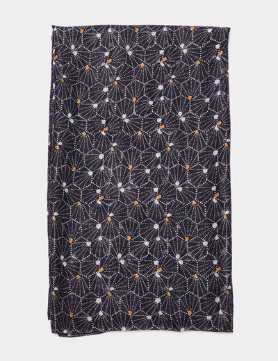 Foulard noir femme