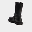 Bottes esprit biker avec boucles noir fille
