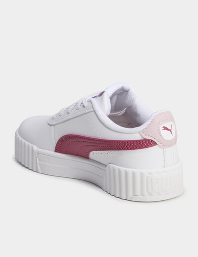 Tennis basses à lacets Carina 2.0 Puma rose fushia fille
