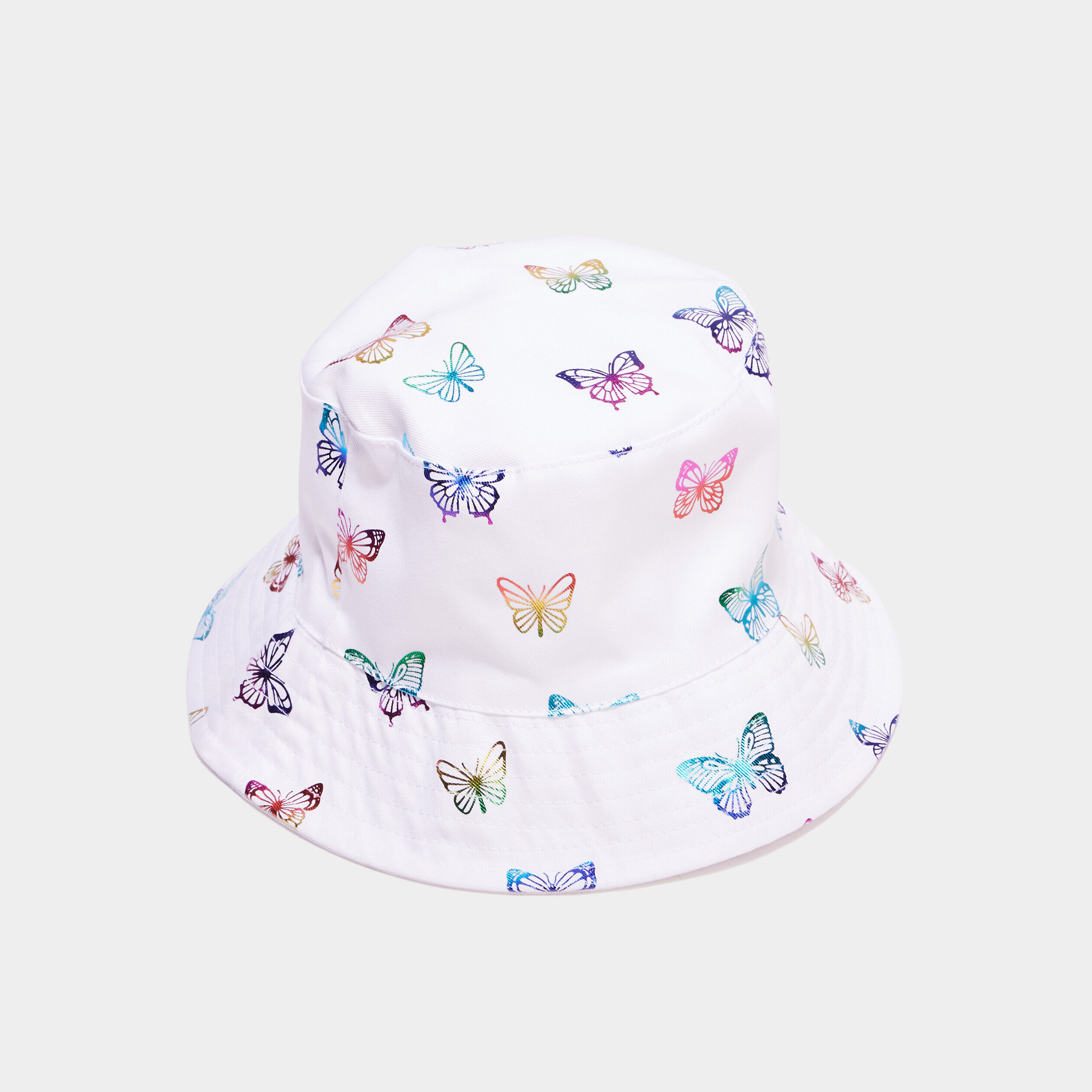 Bob réversible coton blanc fille LH