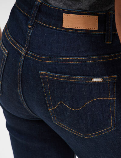 Jeans regular 5 poches coton Creeks denim brut femme