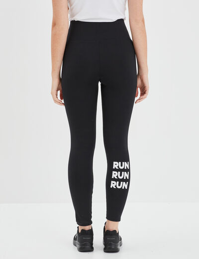 Legging taille extra haute noir femme