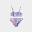 Maillot de bain 2 pièces parme fille