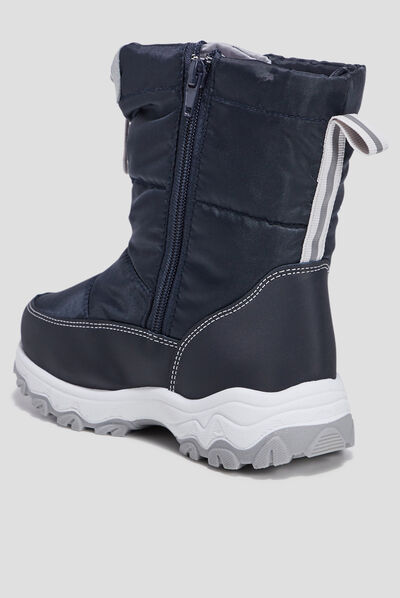 Bottes de neige bleu marine garçon