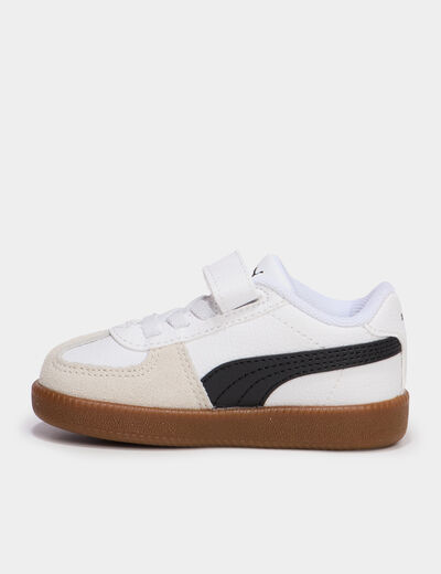 Baskets &agrave; scratchs Puma noir b&eacute;b&eacute; gar&ccedil;on