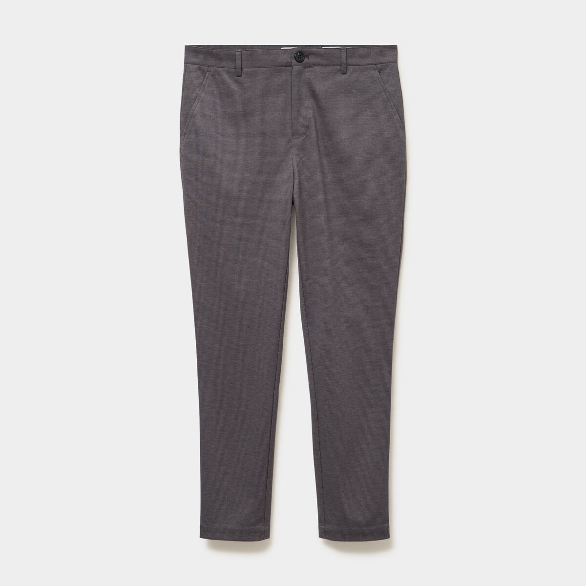 Pantalon chino slim gris homme