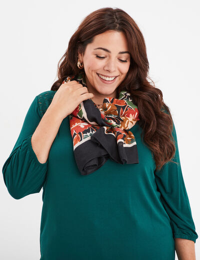 Foulard multicolore femme