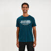 T-shirt manches courtes coton bleu canard homme