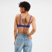 Soutien-gorge emboîtant dentelle bleu electrique femme