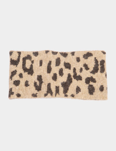 Bandeau effet nou&eacute; sable femme