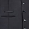 Gilet de costume sans manches bleu homme
