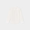 Chemise col français coton majoritaire blanc garçon