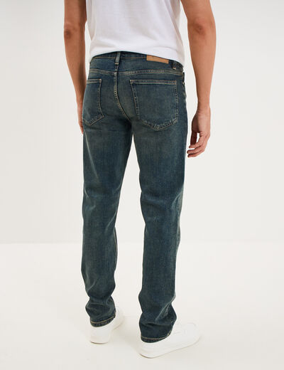 Jeans regular 5 poches denim dirty homme