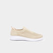 Baskets running &eacute;lastiqu&eacute;es slip-on sable femme