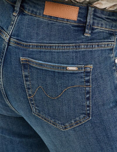 Jeans regular 5 poches coton Creeks denim dirty femme