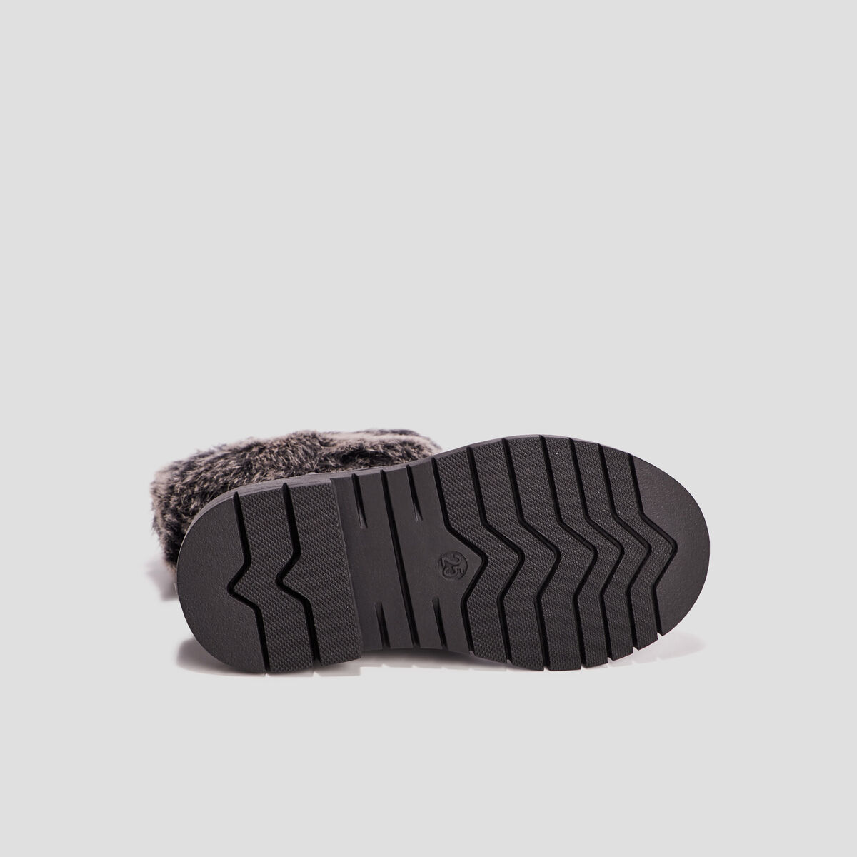 Bottines zippées vernies noir fille