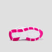 Baskets running lumineuses à scratchs blanc fille